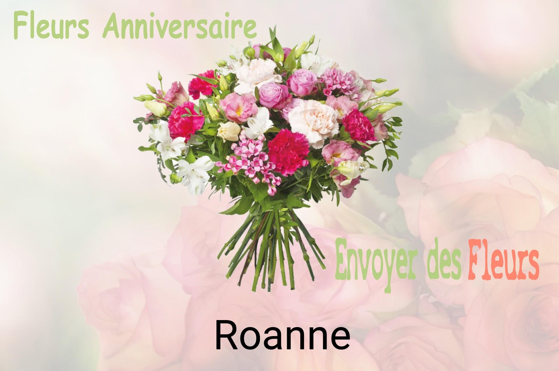 Bouquet de fleurs d’anniversaire livré à Roanne