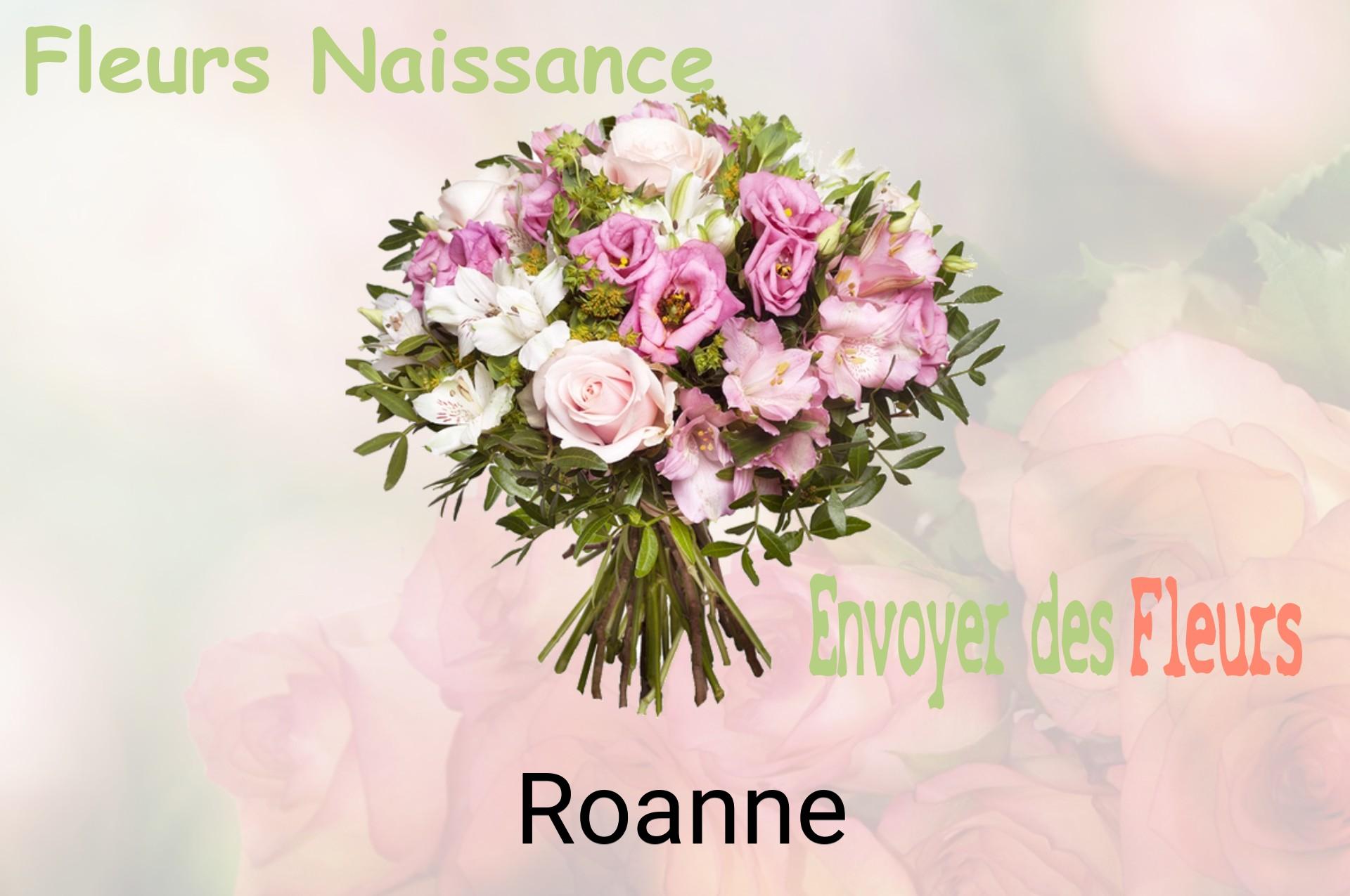 Bouquet de fleurs de naissance livré à Roanne